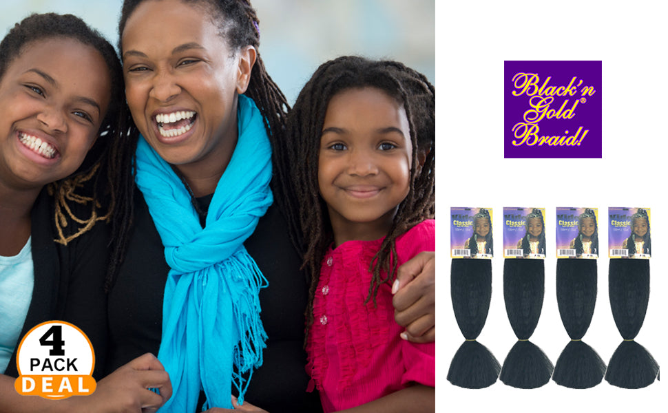 3 Pack Value Deal - Kid's Braiding Hair