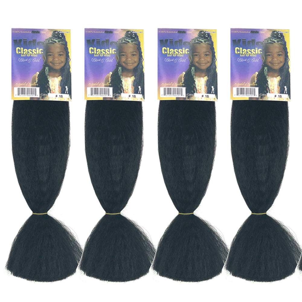 10 Pack Value Deal - Kid's Braiding Hair #1B/30 Mixed Off BLACK/AUBURN