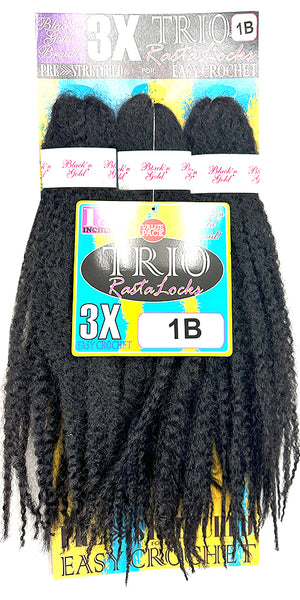 3X TRIO RASTALOCKS Crochet Braiding hair for Twists