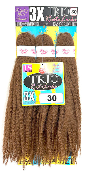 3X TRIO RASTALOCKS Crochet Braiding hair for Twists