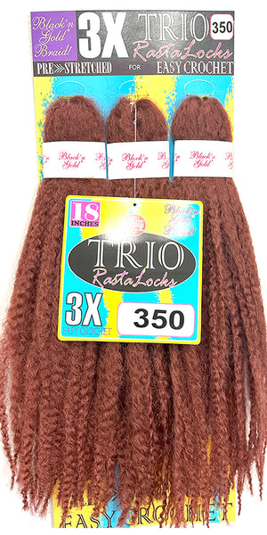 3X TRIO RASTALOCKS Crochet Braiding hair for Twists