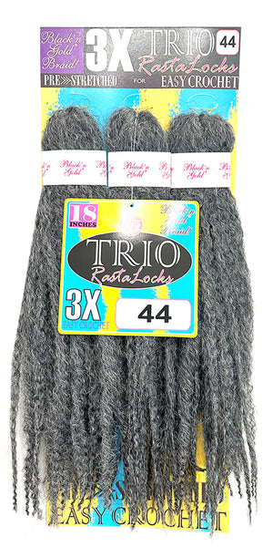 3X TRIO RASTALOCKS Crochet Braiding hair for Twists