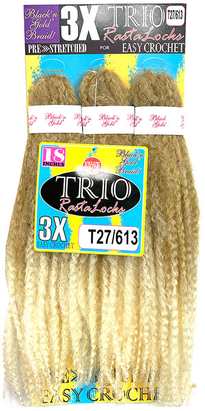 3X TRIO RASTALOCKS Crochet Braiding hair for Twists