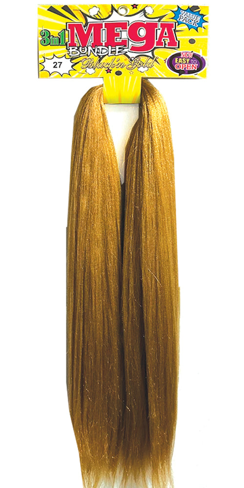 Mega Braid Braiding Hair 56" for Easy Braiding - 5 Pack