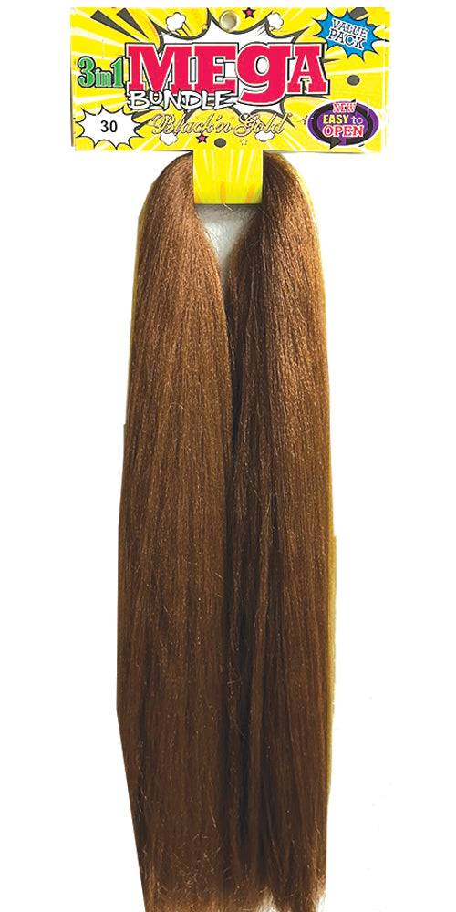 Mega Braid Braiding Hair 56" for Easy Braiding - 5 Pack