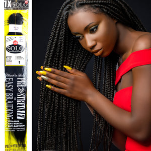 1X Solo Pre Stretched Braiding Hair 28 for Easy Braiding – BNGHAIR