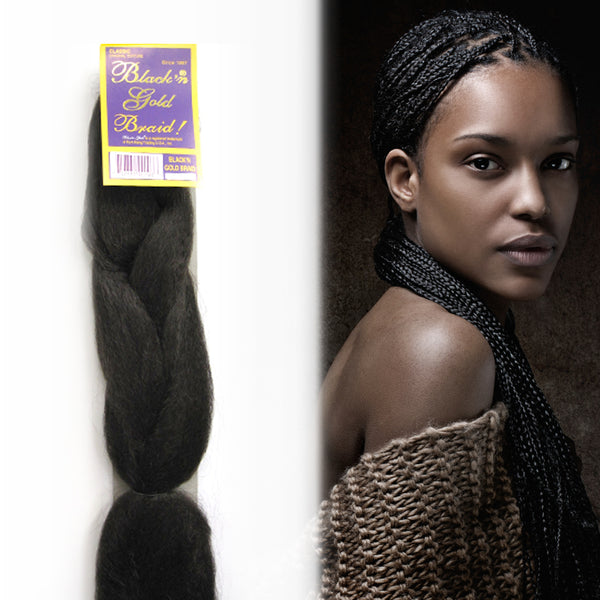 5 Pack Value Deal - Classic Braids 3oz. Kanekalon Synthetic Jumbo Braiding Hair