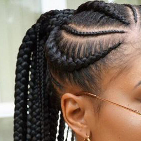 Silver Braids 3oz. Kanekalon Silky Synthetic Braiding Hair - The Millennium Braid