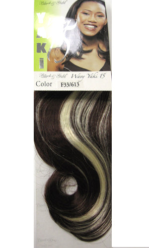 Wavy Yaki Pony for Braiding 15"