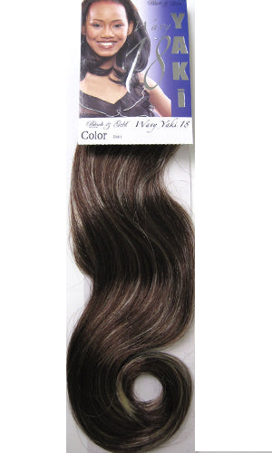 Wavy Yaki Pony for Braiding 18"