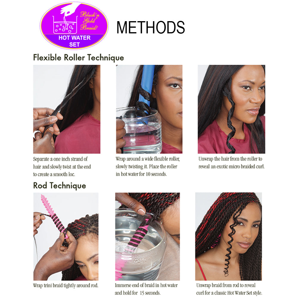 Silver Braids 3oz. Kanekalon Silky Synthetic Braiding Hair - The Millennium Braid