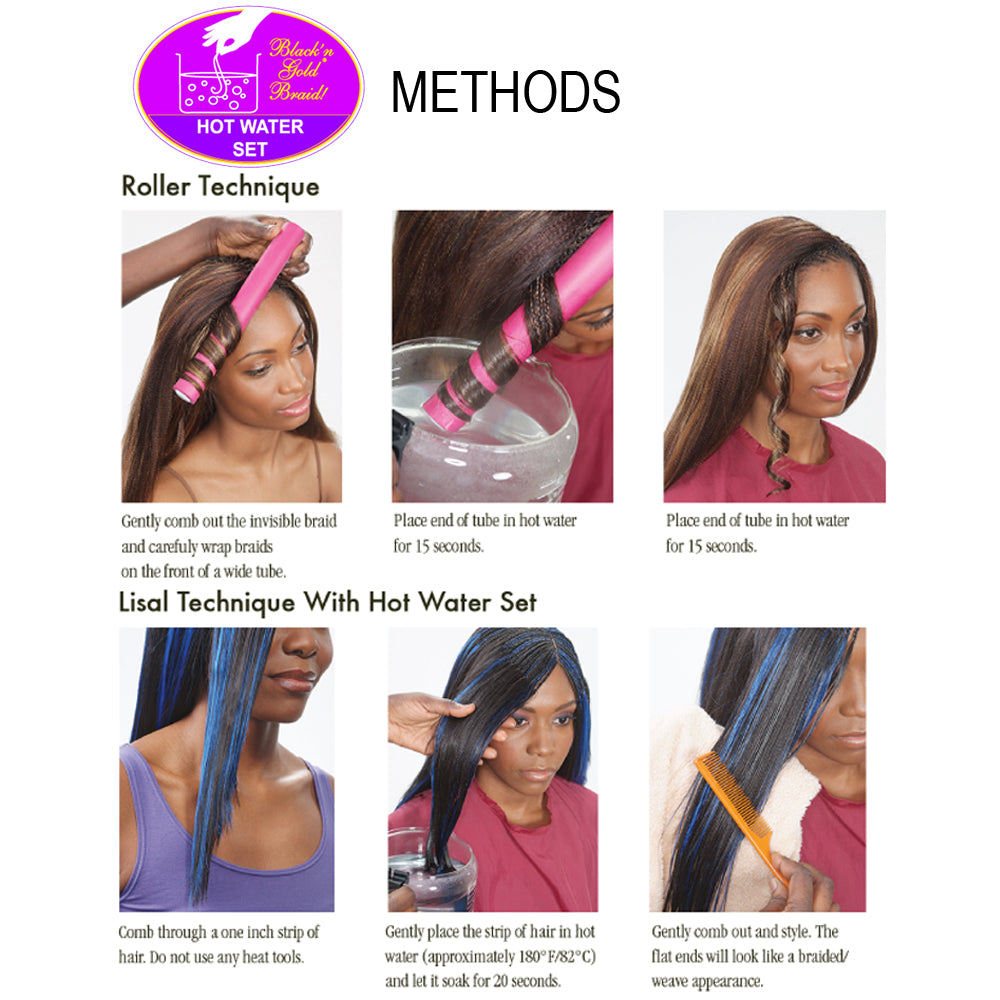 Silver Braids 3oz. Kanekalon Silky Synthetic Braiding Hair - The Millennium Braid