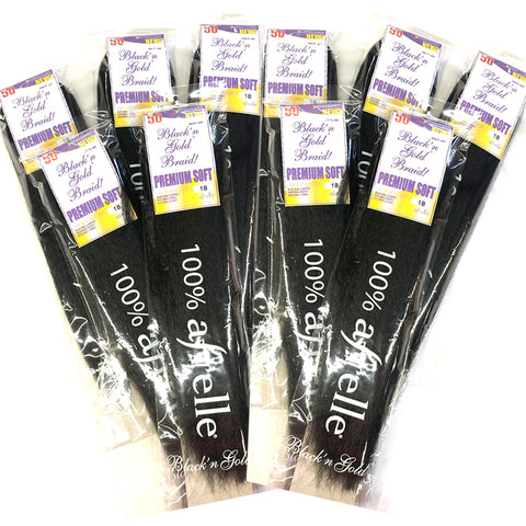3 Pack Value Deal - Premium Soft Pre Stretched 2oz. Braiding Hair