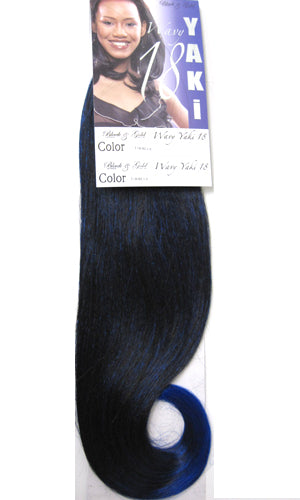 Wavy Yaki Pony for Braiding 18"