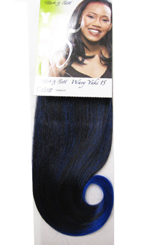 Wavy Yaki Pony for Braiding 15"