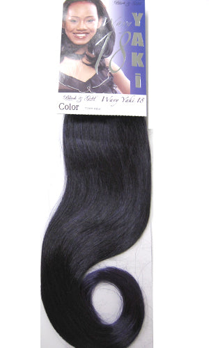 Wavy Yaki Pony for Braiding 18"