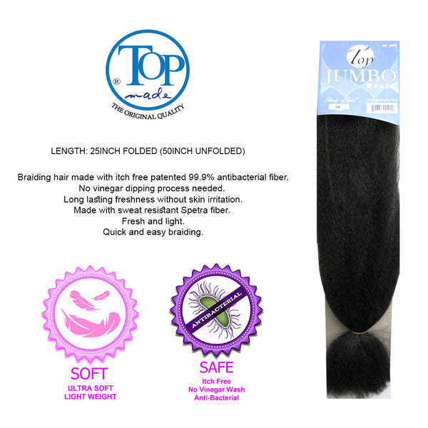 10 Pack Value Deal - Top Made Jumbo Braiding Hair
