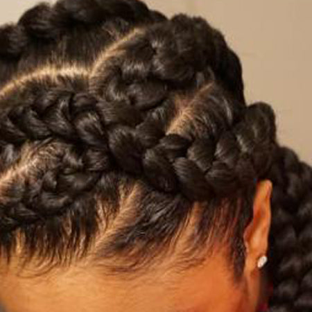 Silver Braids 3oz. Kanekalon Silky Synthetic Braiding Hair - The Millennium Braid