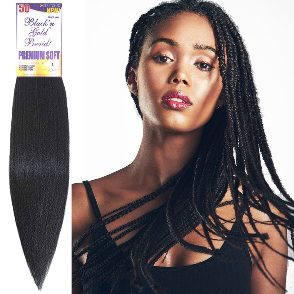 Premium Soft Pre Stretched 2oz. Braiding Hair